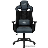 Игровое (геймерское) кресло AeroCool Earl Steel Blue (черный/синий)