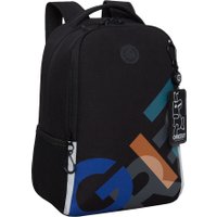 Школьный рюкзак Grizzly RB-651-9 (черный/разноцветный)