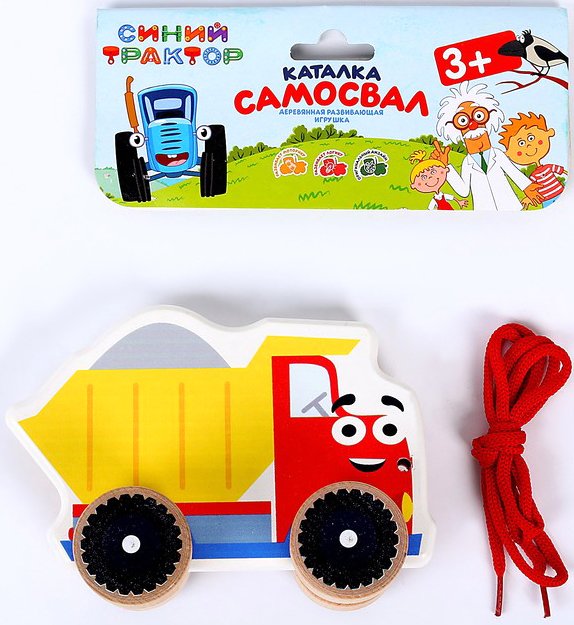

Игрушка-каталка Буратино Синий Трактор KCT02