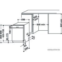 Встраиваемая посудомоечная машина Whirlpool WBC 3C26 B
