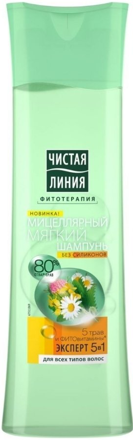 

Шампунь Чистая линия Сила 5 трав 400 мл