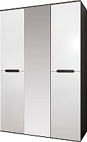

Шкаф распашной Горизонт Мебель Вегас 3х ств. (венге/белый глянец)