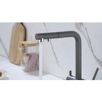 Смеситель Paulmark Serpentine SE213222-GRM (серый/серый металлик)