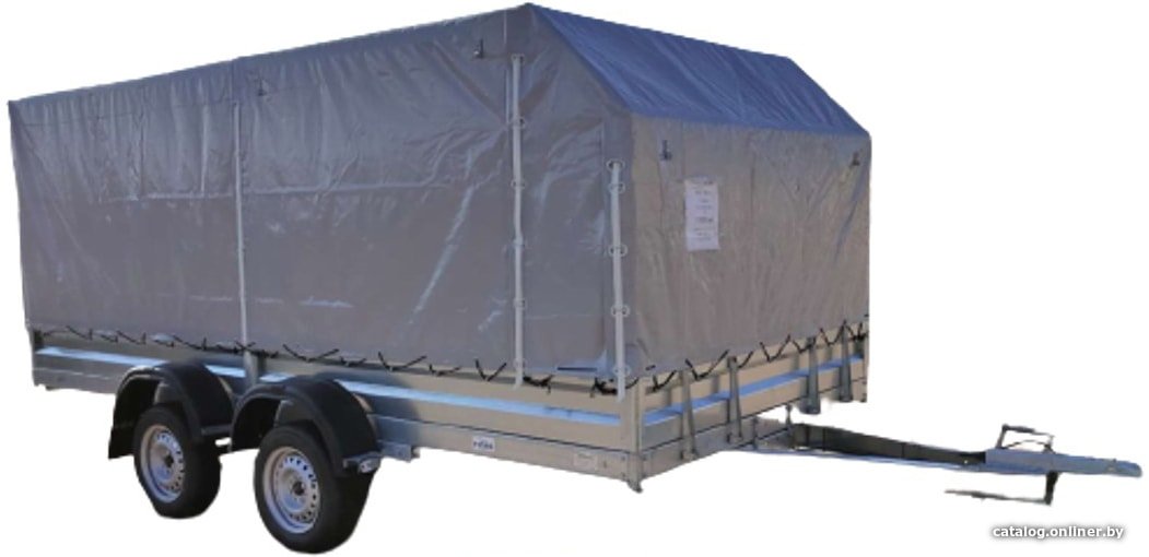 Двухосный прицеп AvtoS A35U2B тент 1200