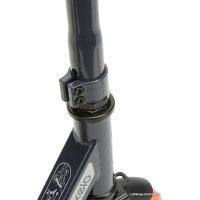 Двухколесный подростковый самокат Oxelo Mid 7 с подножкой (синий/оранжевый)