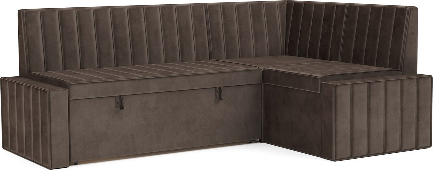 

Угловой диван Мебель-АРС Вермут 211x83x141 M11-23-3 (шоколадный Star Velvet 60 Cofee)