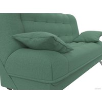 Диван Лига диванов Анна 121565 (рогожка Амур, зеленый)