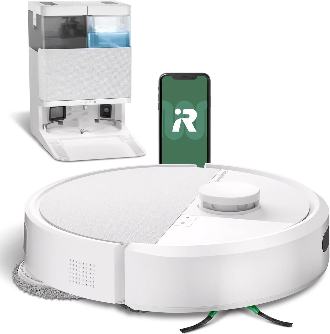 Робот-пылесос iRobot Roomba Plus 405 Combo Robot + AutoWash Dock (белый)