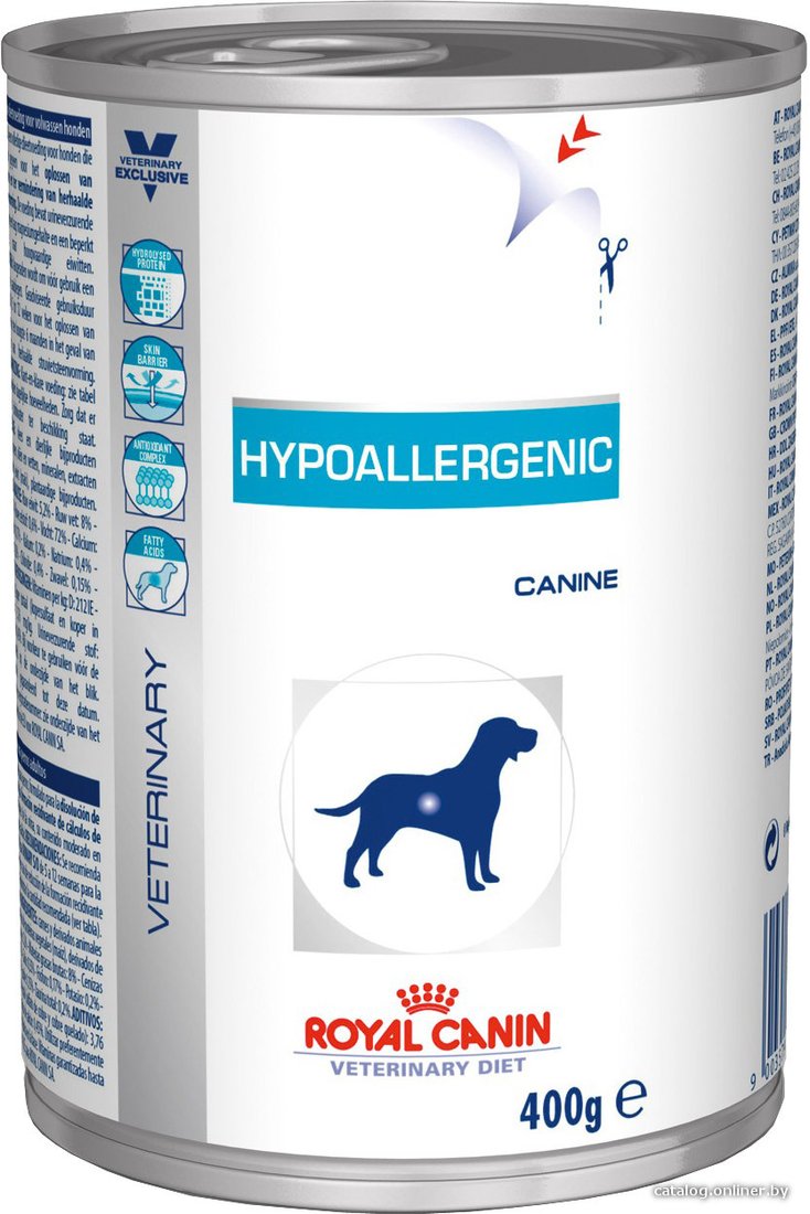 Консервированный корм для собак Royal Canin Hypoallergenic банка 0.4 кг