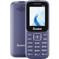 Кнопочный телефон Olmio A14 (синий)