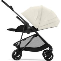 Коляска прогулочная «книга» Cybex Melio Carbon (canvas white)