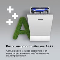 Встраиваемая посудомоечная машина MAUNFELD MLP45330T Smart Beam Inverter Wi-Fi