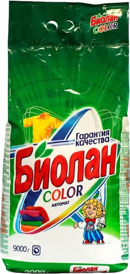 

Стиральный порошок Биолан Color Автомат (9 кг)