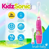 Электрическая зубная щетка Brush-Baby KidzSonic Unicorn
