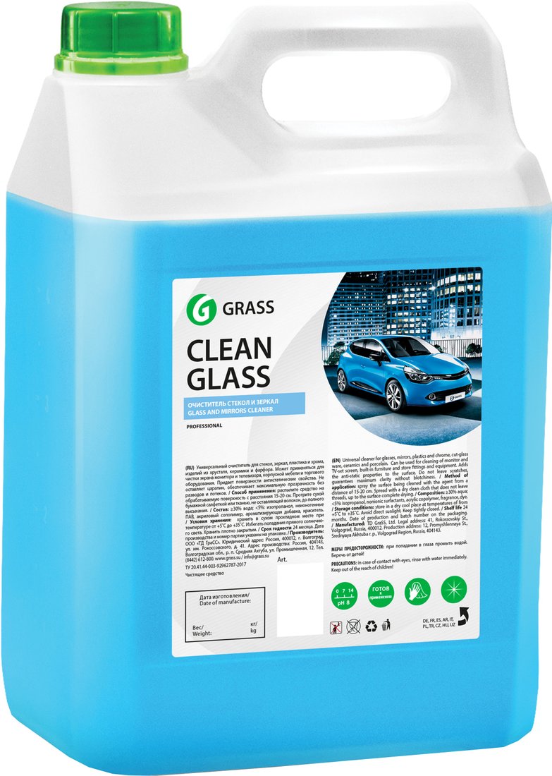 

Grass Очиститель стекол Clean glass 5 кг 133101