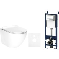 Унитаз подвесной AV Engineering Comfort AVWHR203 + AM.PM I012703.0201