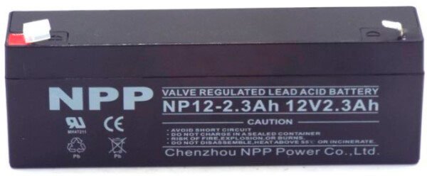

Аккумулятор для ИБП NPP NP 12-2.3 12V 2.3Ah