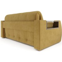 Диван Мебель-АРС Аккордеон Барон №3 ППУ 120x200 (Cabrio 27 желтый)