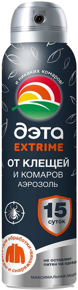 Аэрозоль против насекомых ДЭТА Extrime от клещей и комаров 150 мл