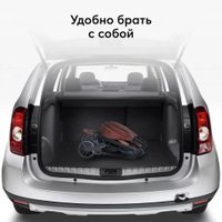 Коляска прогулочная «книга» Happy Baby Celine с перекидной ручкой (terracotta)