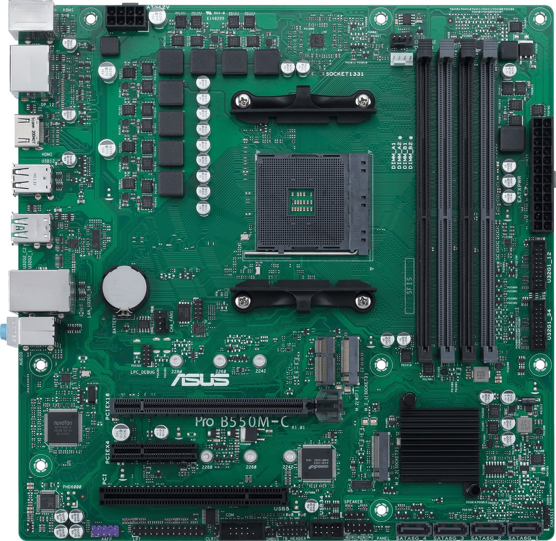 

Материнская плата ASUS Pro B550M-C/CSM