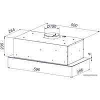 Кухонная вытяжка Weissgauff Aura 900 BL