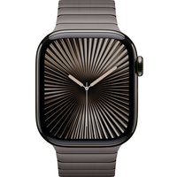 Умные часы Apple Watch Series 10 LTE 42 мм (титановый корпус, сланец/сланец, стальной ремешок)