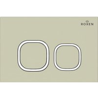 Унитаз подвесной Roxen Royal Matt в комплекте с инсталляцией StounFix Dual Fresh 6 в 1 968277 (кнопка: пастель бежевый)