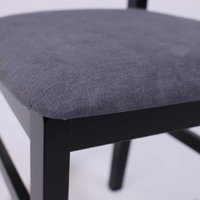 Стул DREWMIX Nilo 10 (графит 2B/черный)