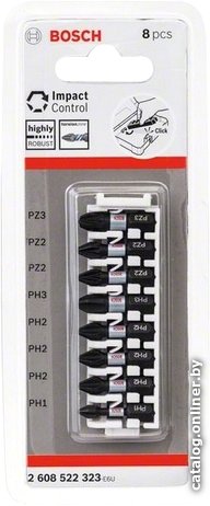 Набор бит Bosch 2608522323 (8 предметов)