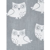 Плед Amarobaby Растем вместе Совята 95x85 (серый)