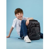 Школьный рюкзак Grizzly RB-450-3f (серый)