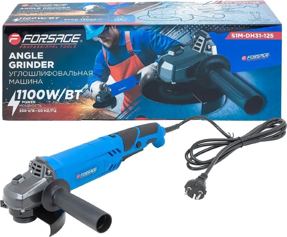 

Угловая шлифмашина FORSAGE F-S1M-DH31-125
