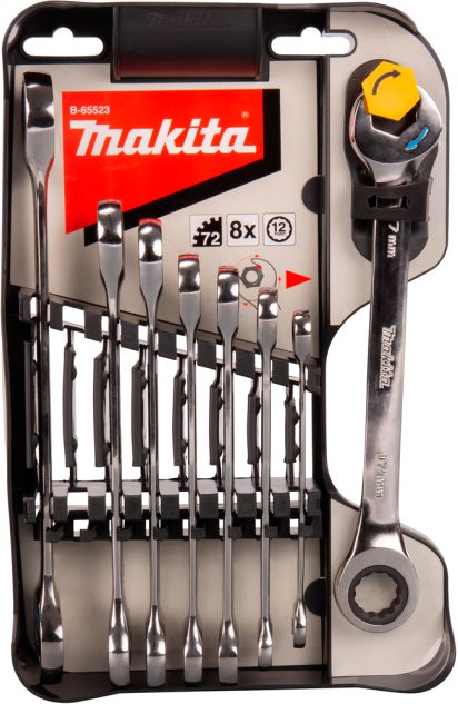 

Набор ключей Makita B-65523 (8 предметов)