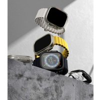 Чехол Ringke Slim 2шт для Apple Watch Ultra 1 / 2 (49 mm) Clear & Titanium Grey