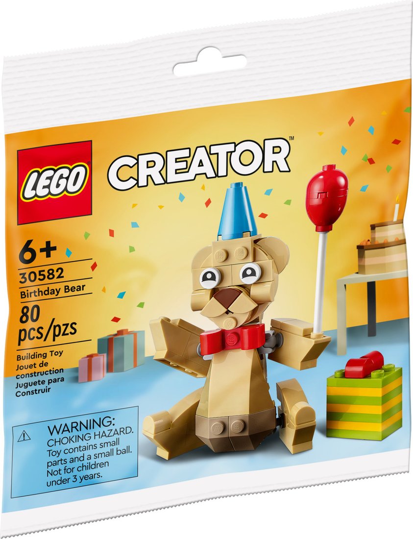 

Конструктор LEGO Creator 30582 Мишка-именинник