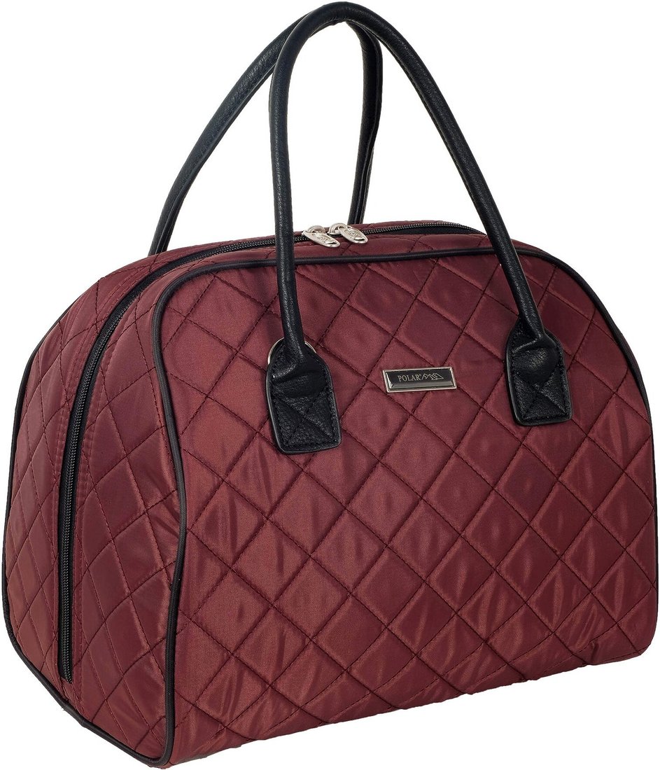 

Дорожная сумка Polar П7113 стежка (бордовый)