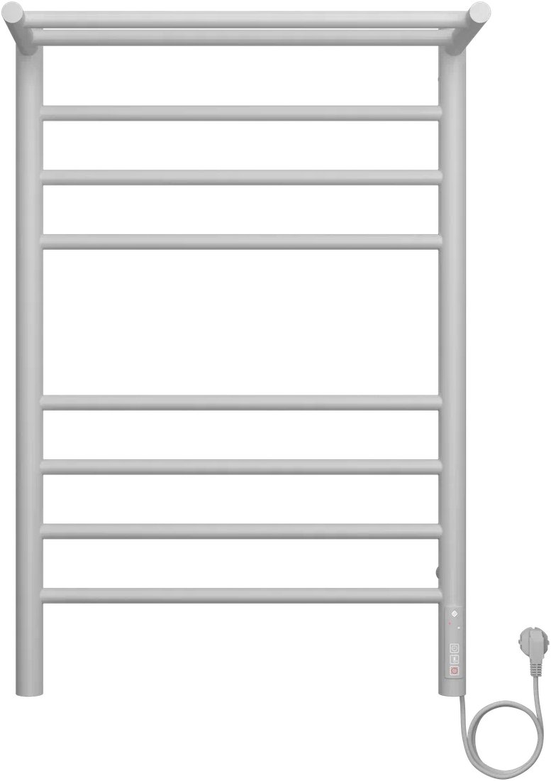 

Полотенцесушитель TERMINUS Аврора П8 500х800 с полкой quick touch RAL 9003 (матовый белый)