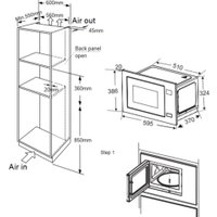 Микроволновая печь Meferi MMO6028BK Comfort Plus