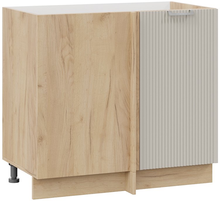 

Шкаф напольный Трия Кимберли 1Н9У (дуб крафт золотой/крем)