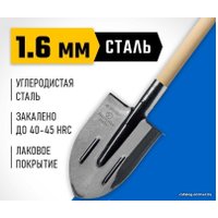 Лопата штыковая остроконечная Зубр Профи-5 39455