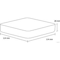 Смарт-приставка Homatics Box R 4K Plus (белый/медный)