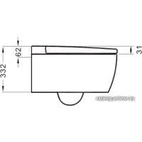 Унитаз подвесной Brunnen WAL BW-2401