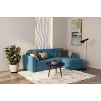 Угловой диван Divan Порту Textile Ocean 209234 (голубой)