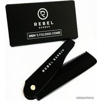 Расческа/гребень для бороды и усов Rebel Barber Folding Beard Comb