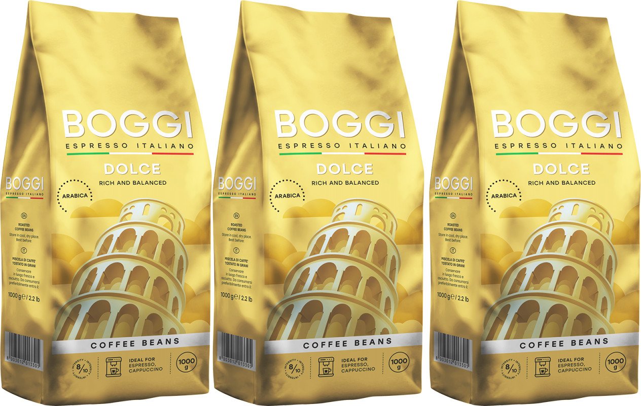 

Кофе Boggi Dolce зерновой 3x1кг