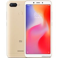 Телефон Xiaomi Redmi 6 4GB/64GB международная версия (золотистый)