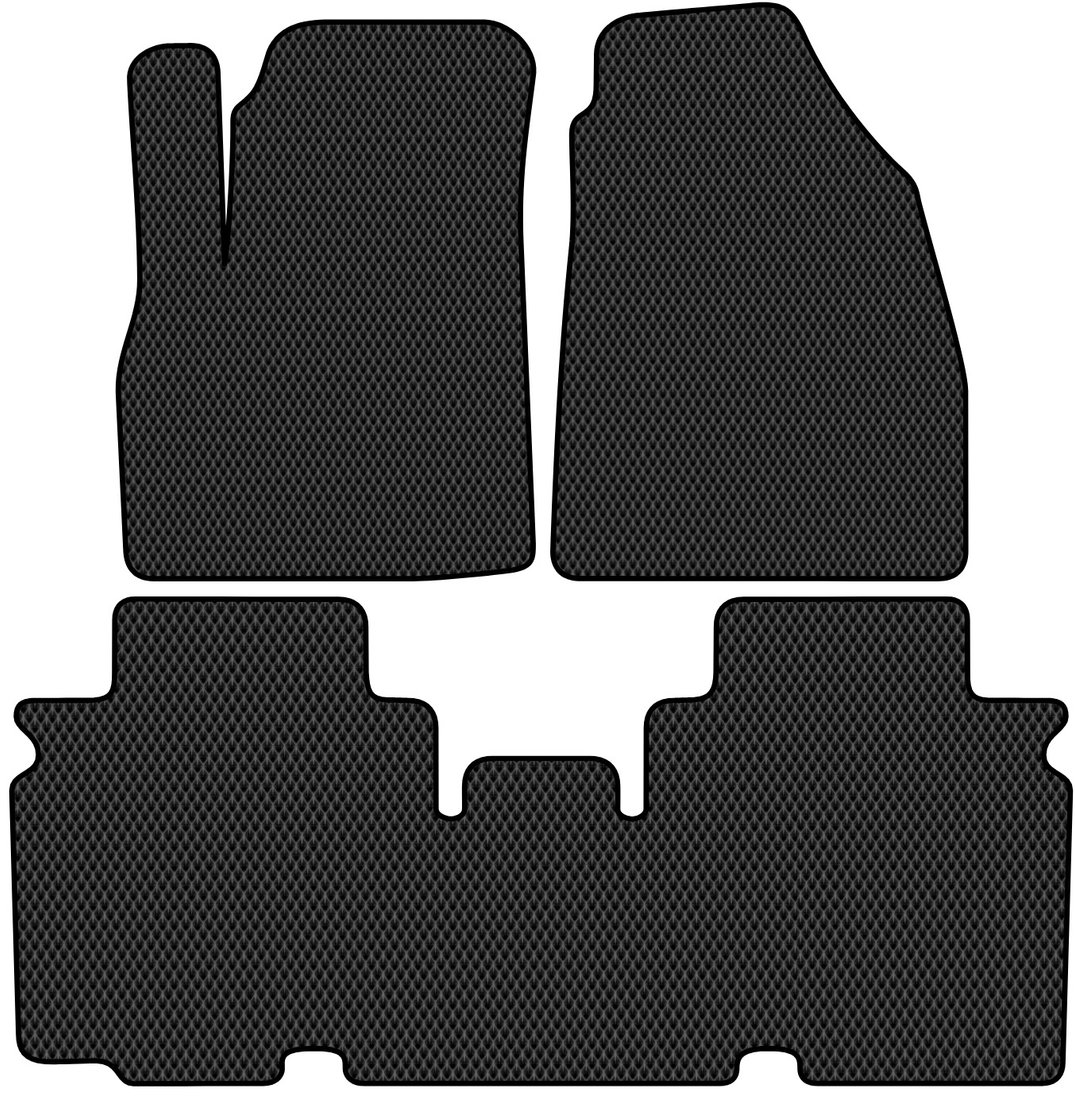 

Комплект ковриков для авто Alicosta Jetour X90 Plus I (suv) 2021 - Н.В. (черный, ромб)