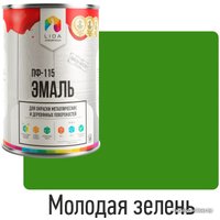 Эмаль LIDA ПФ-115 RAL6032 0.9 кг (молодая зелень)