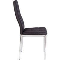 Стул AksHome Sky (темно-серая ткань Seattle 007/хром)